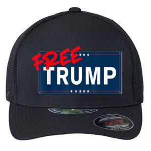 Free Trump Free Donald Trump Republican Support Flexfit Unipanel Trucker Cap