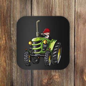 Farm Tractor Future Farmer Mini Tractor Lover Coaster