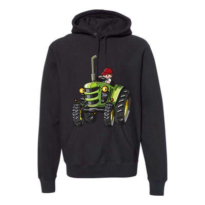 Farm Tractor Future Farmer Mini Tractor Lover Premium Hoodie