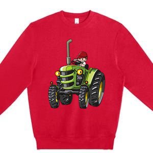 Farm Tractor Future Farmer Mini Tractor Lover Premium Crewneck Sweatshirt