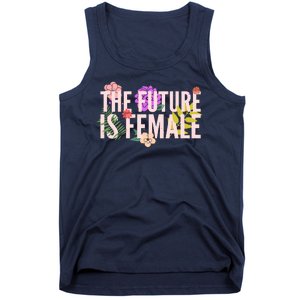 Floral The Future Is Female Tank Top