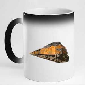 Freight Train 11oz Black Color Changing Mug