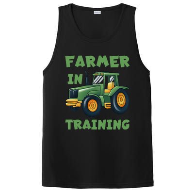 Funny Tractor Farmer In Training Tractor PosiCharge Competitor Tank