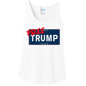 Free Donald Trump Republican Support Ladies Essential Tank