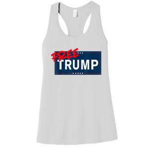 Free Donald Trump Republican Support Women's Racerback Tank