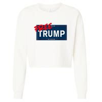 Free Donald Trump Republican Support Cropped Pullover Crew