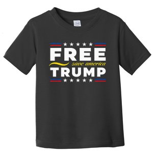 Free Trump Free Donald Trump 2024 Toddler T-Shirt