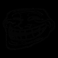 Funny Troll Face Nerd Geek Baseball Sleeve Shirt