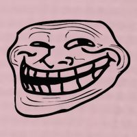Funny Troll Face Nerd Geek 25L Jumbo Tote