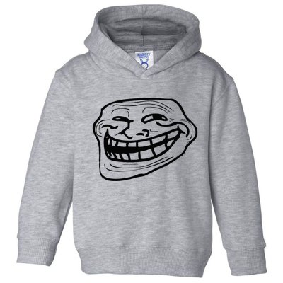Funny Troll Face Nerd Geek Toddler Hoodie