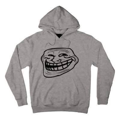 Funny Troll Face Nerd Geek Tall Hoodie