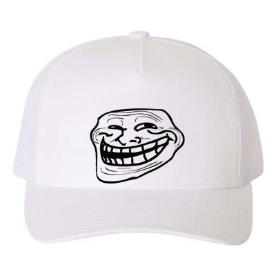 Funny Troll Face Nerd Geek Yupoong Adult 5-Panel Trucker Hat