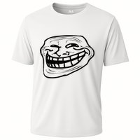 Funny Troll Face Nerd Geek Performance Shirt