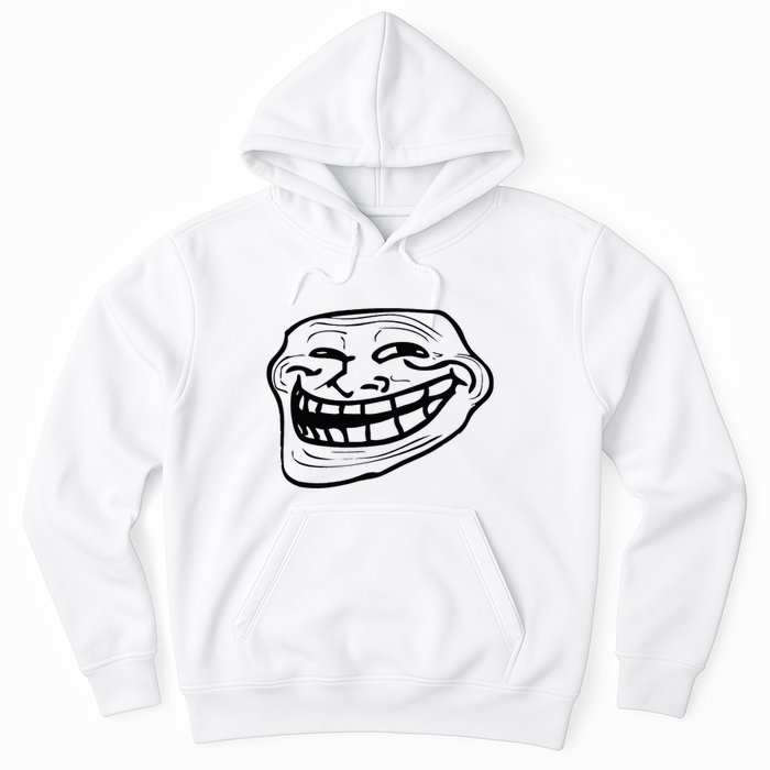Funny Troll Face Nerd Geek Hoodie