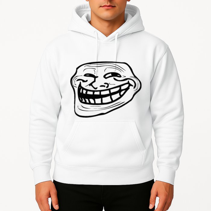 Funny Troll Face Nerd Geek Hoodie