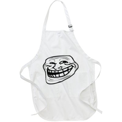 Funny Troll Face Nerd Geek Apron