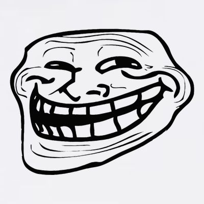 Funny Troll Face Nerd Geek T-Shirt
