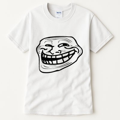 Funny Troll Face Nerd Geek Tall T-Shirt