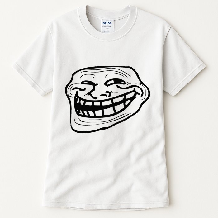 Funny Troll Face Nerd Geek Tall T-Shirt