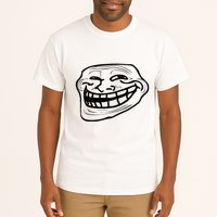 Funny Troll Face Nerd Geek Tall T-Shirt