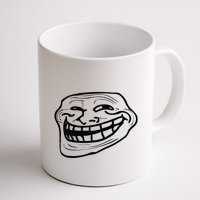 Funny Troll Face Nerd Geek Mug
