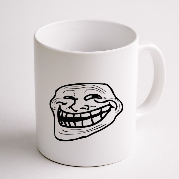 Funny Troll Face Nerd Geek Mug