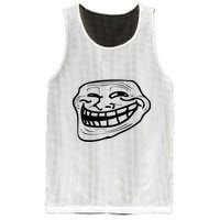 Funny Troll Face Nerd Geek Mesh Reversible Basketball Jersey Tank