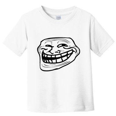 Funny Troll Face Nerd Geek Toddler T-Shirt