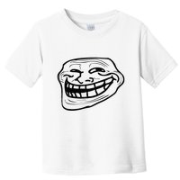Funny Troll Face Nerd Geek Toddler T-Shirt