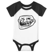 Funny Troll Face Nerd Geek Infant Baby Jersey Bodysuit