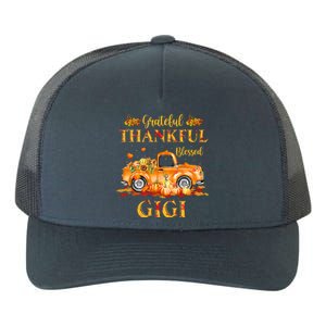 Farm Truck Fall Grateful Thankful Blessed Gigi Thanksgiving Cute Gift Yupoong Adult 5-Panel Trucker Hat