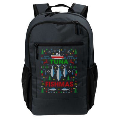 Funny Tuna Fishing Ugly Christmas Party Gift Funny Gift Daily Commute Backpack