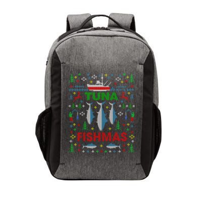 Funny Tuna Fishing Ugly Christmas Party Gift Funny Gift Vector Backpack