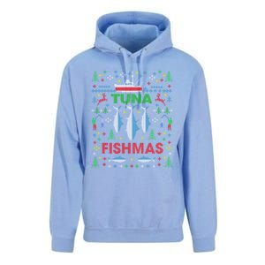 Funny Tuna Fishing Ugly Christmas Party Gift Funny Gift Unisex Surf Hoodie