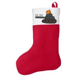 Fish Tank Felt Holiday Christmas Stocking