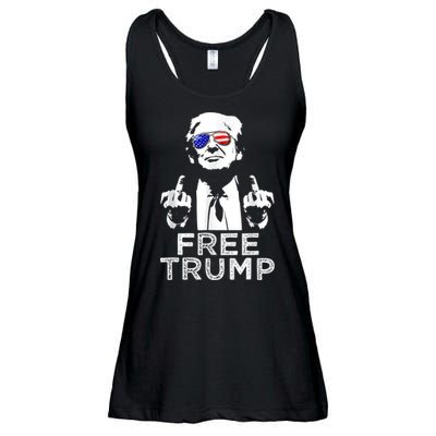 Free Trump, Free Donald Trump Ladies Essential Flowy Tank