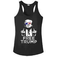 Free Trump, Free Donald Trump Ladies PosiCharge Competitor Racerback Tank