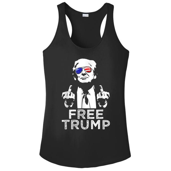 Free Trump, Free Donald Trump Ladies PosiCharge Competitor Racerback Tank