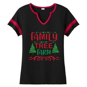 Family Tree Farm Ladies Halftime Notch Neck Tee