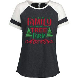 Family Tree Farm Enza Ladies Jersey Colorblock Tee