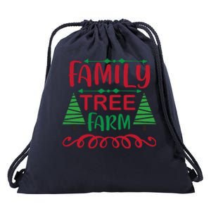 Family Tree Farm Drawstring Bag