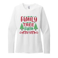 Family Tree Farm Womens CVC Long Sleeve Shirt