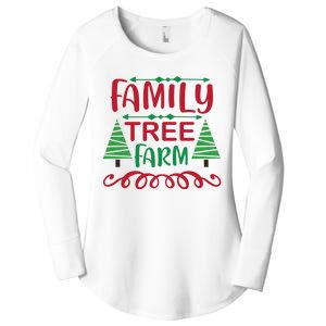 Family Tree Farm Women's Perfect Tri Tunic Long Sleeve Shirt