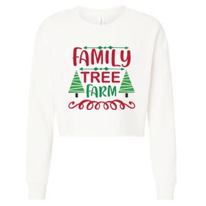 Family Tree Farm Cropped Pullover Crew