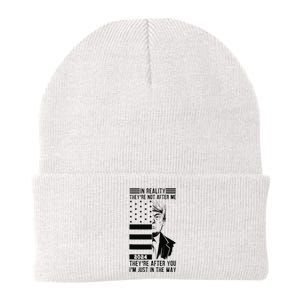 Free Trump, Free Donald Trump 2024 Knit Cap Winter Beanie