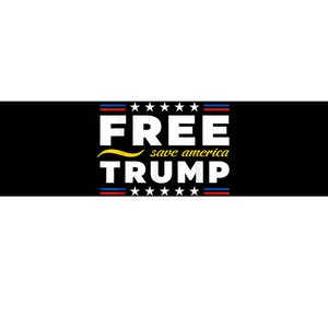 Free Trump, Free Donald Trump 2024 Bumper Sticker