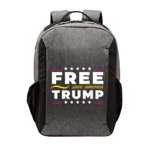 Free Trump, Free Donald Trump 2024 Vector Backpack