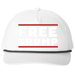 Free Trump Free Donald Trump I Stand With Trump Snapback Five-Panel Rope Hat