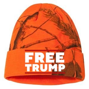 Free Trump Free Donald Trump I Stand With Trump Kati Licensed 12" Camo Beanie