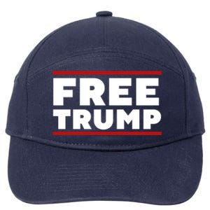 Free Trump Free Donald Trump I Stand With Trump 7-Panel Snapback Hat